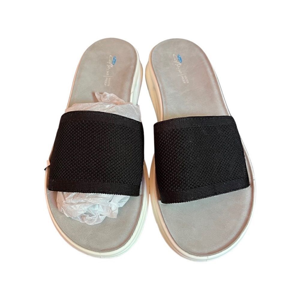 Aqua College Alina Waterproof Sandals- Black Knit- Size 10 M - Picture 2 of 6